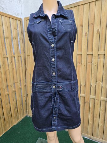 Robe cargo taille basse jeans brut 🍒vintage y2k 2000🍒taille unique voir mesures descriptif