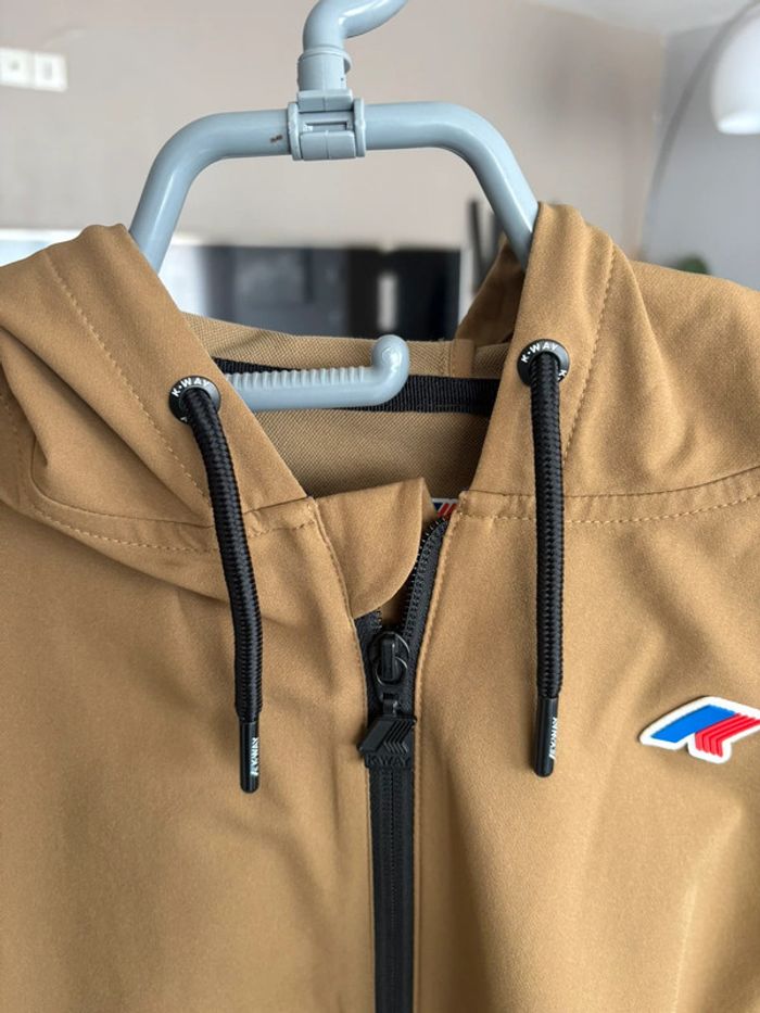 Veste K-Way - marron/beige - taille S/36 - en très bon état - porté 1 fois - photo numéro 10