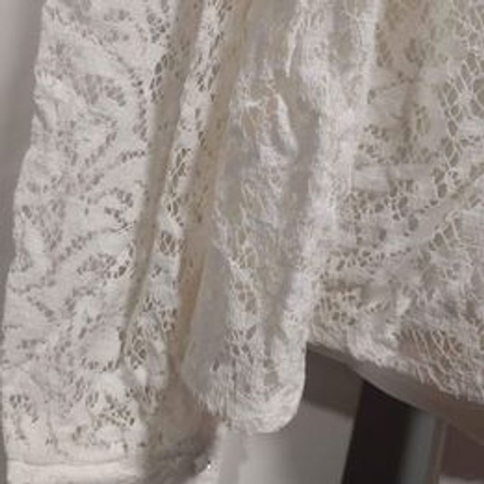 Chemisier à dentelle beige - photo numéro 10