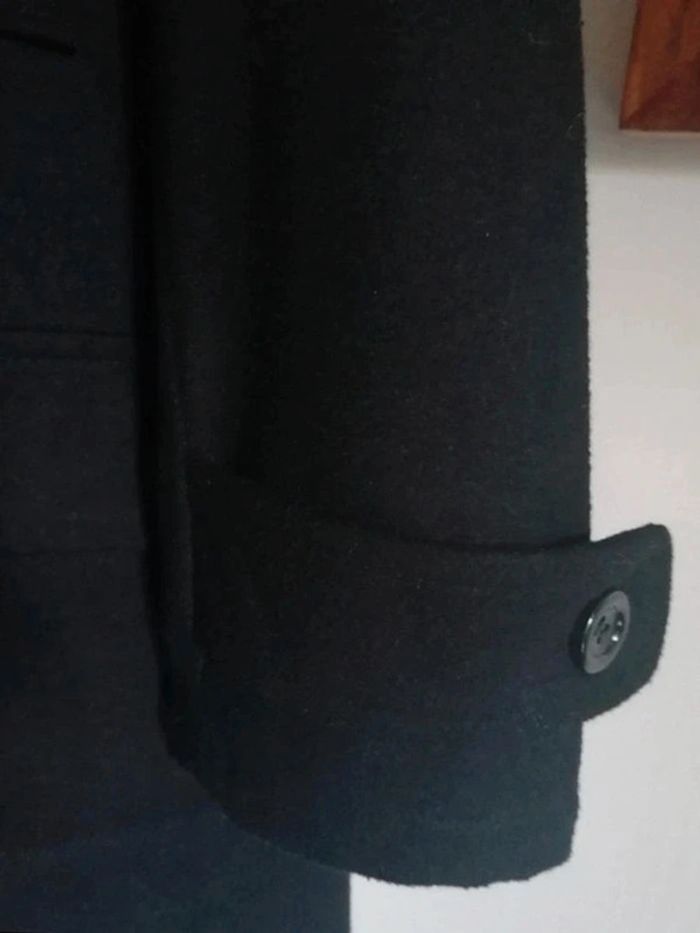 Manteau noir chaud tout doublé Kiabi taille XS - photo numéro 6