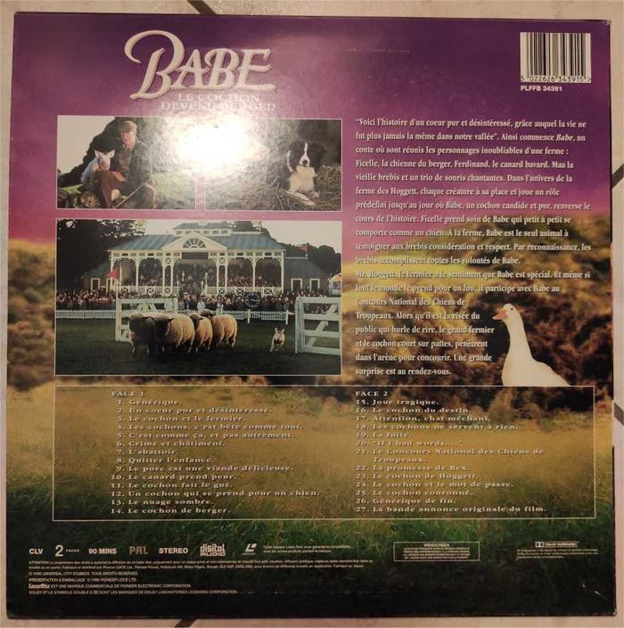 Babe (Laserdisc / LD) - photo numéro 2