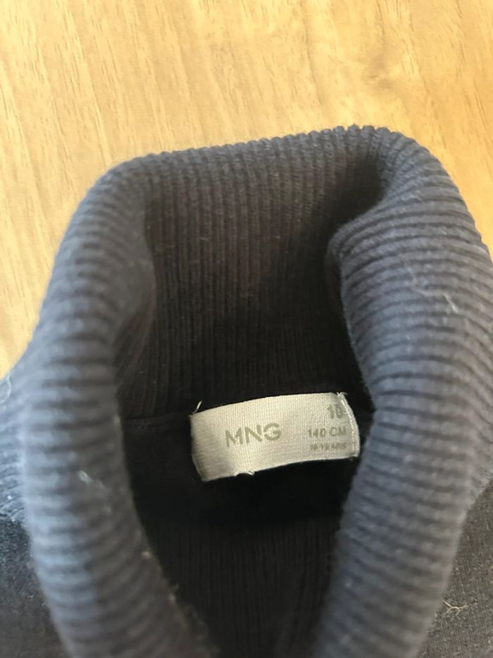 Lot de 2 sous pull noir mango taille 10 ans - photo numéro 5