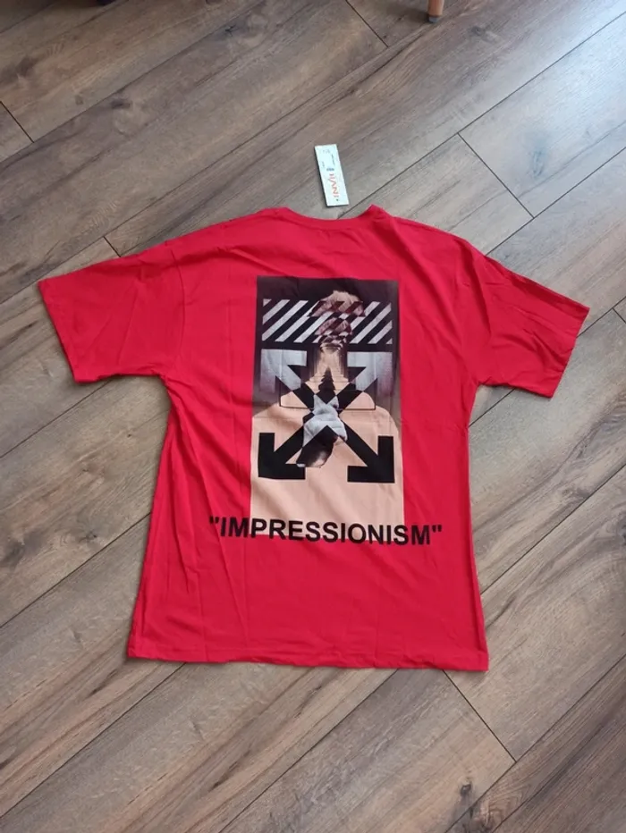 Tee shirt rouge homme L