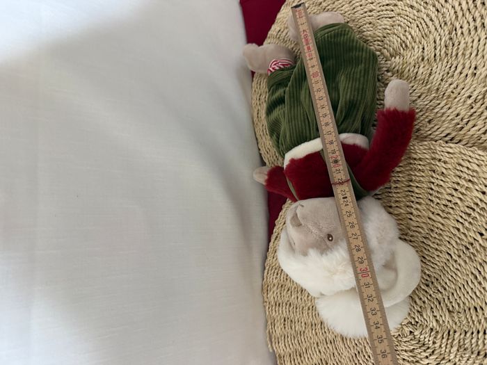 Henri la souris de Noël en pantalon gris, 30 cm bukowski - photo numéro 4