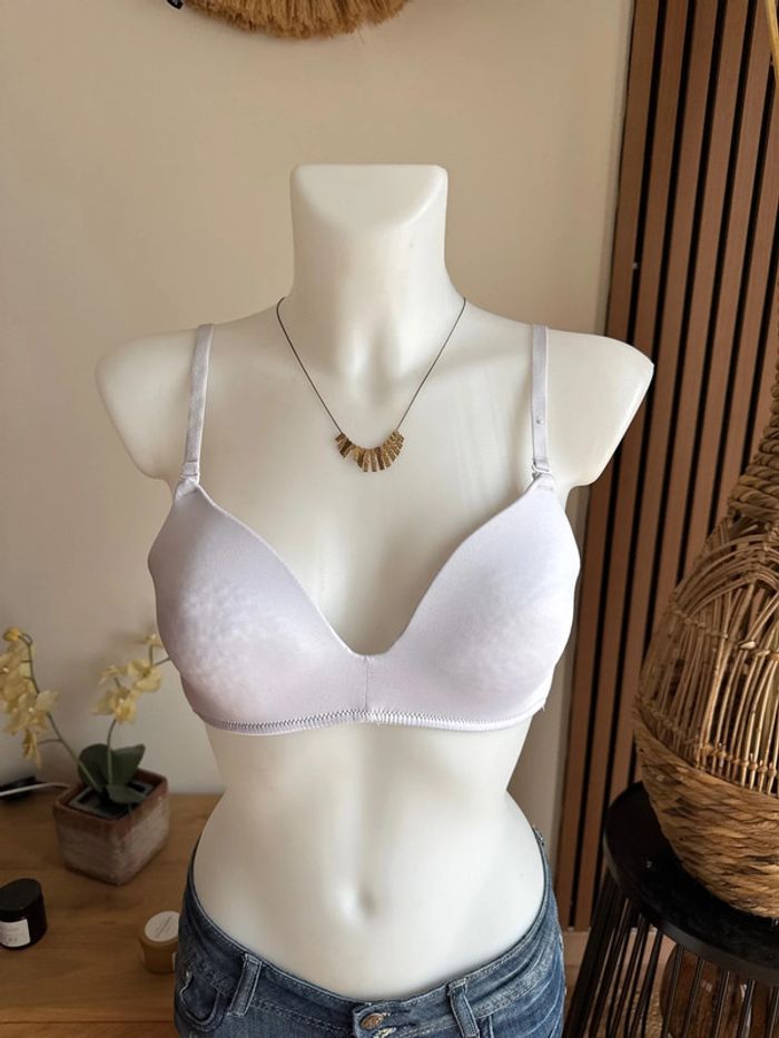 Soutien gorge blanc bretelles amovibles - photo numéro 2