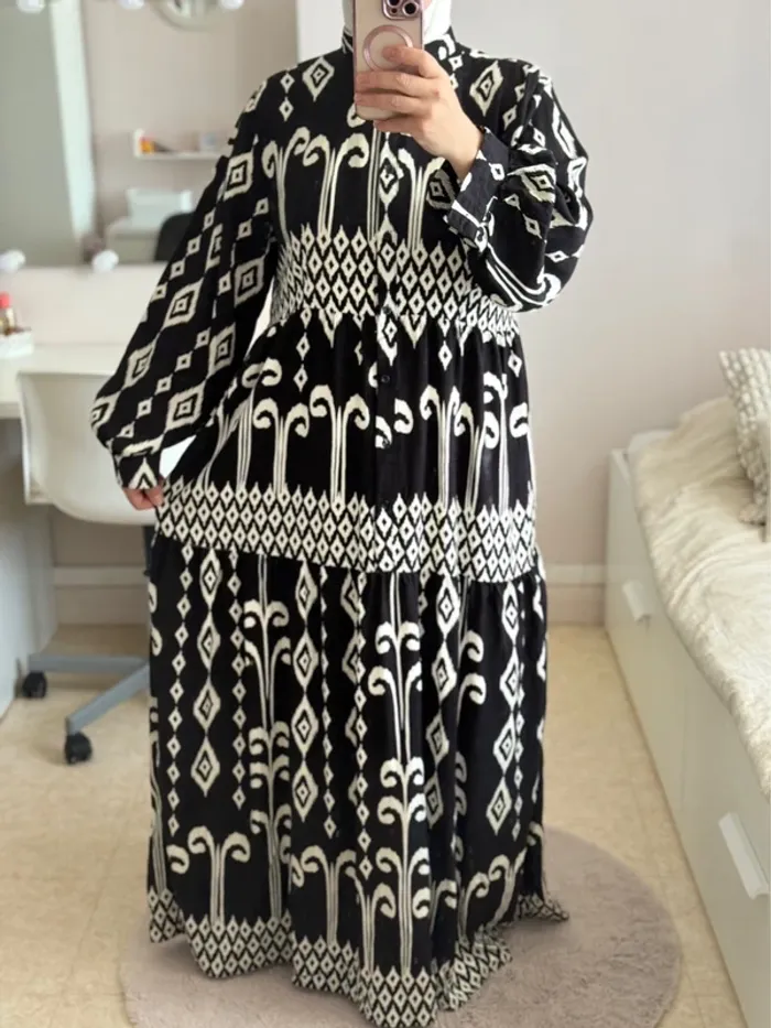 Robe longue noire