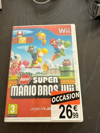 Jeu super mario bros Wii 
