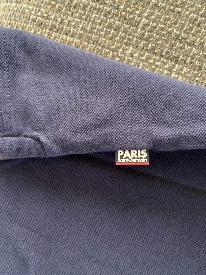 Polo PSG Authentique Marine Rouge Blanc Taille S – Parfait État - photo numéro 6