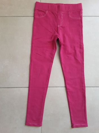 Jegging fuschia fille 10 ans TISSAIA NEUF