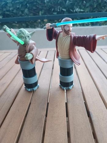 Obi wan + maître Yoda star wars