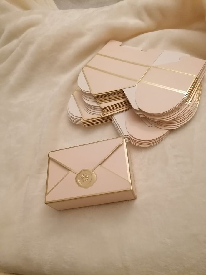 Lot de 25 boites roses pour bonbons ou cadeau - photo numéro 4