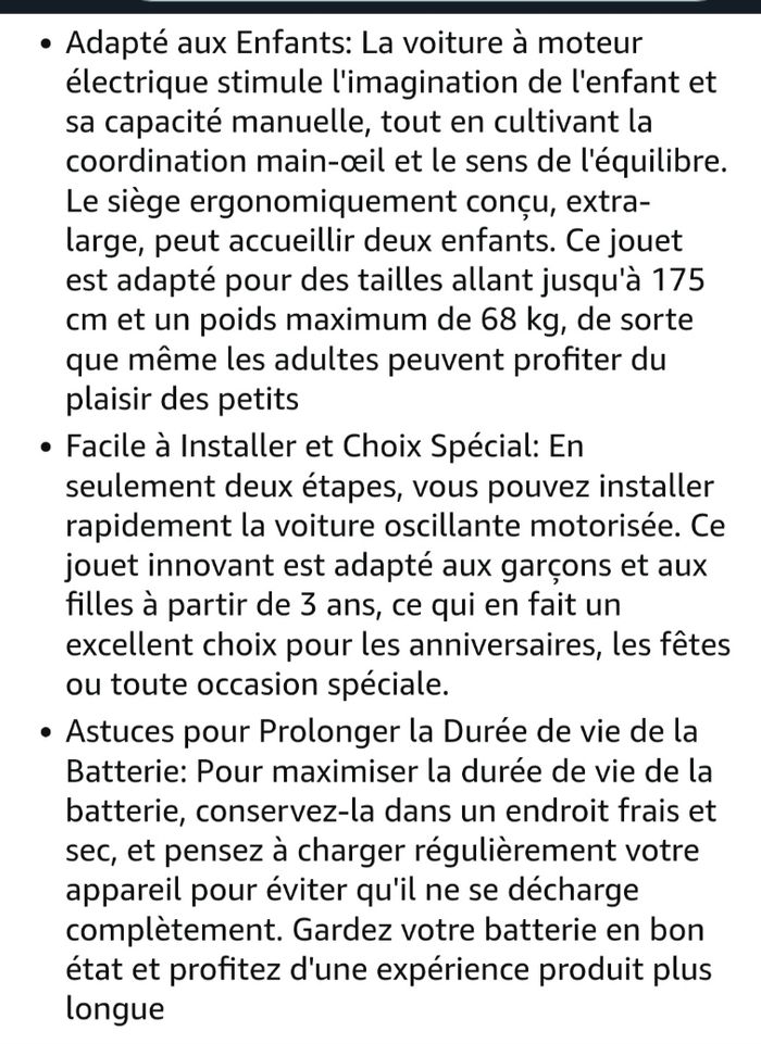 Voitures électriques Bluetooth comme neuf - photo numéro 7