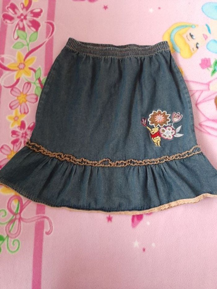 Jupe jeans disney winnie l'ourson
