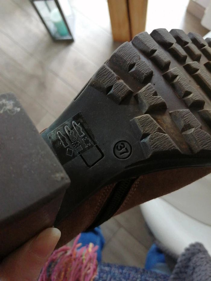 Bottine cuir t 37 - photo numéro 6