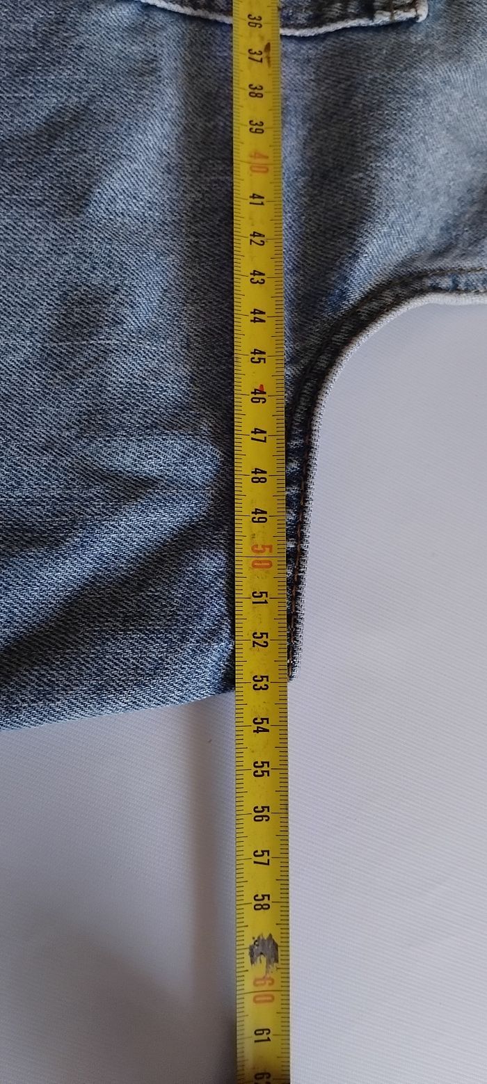 Robe en Jean à bretelles T 44 - photo numéro 6