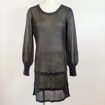 Robe maille transparente noire Gérard Darel - taille 2(M) - A658