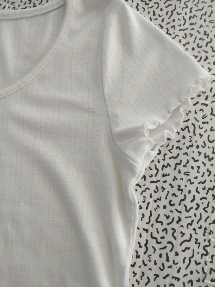 T-shirt femme H&M Divided – Blanc - photo numéro 3