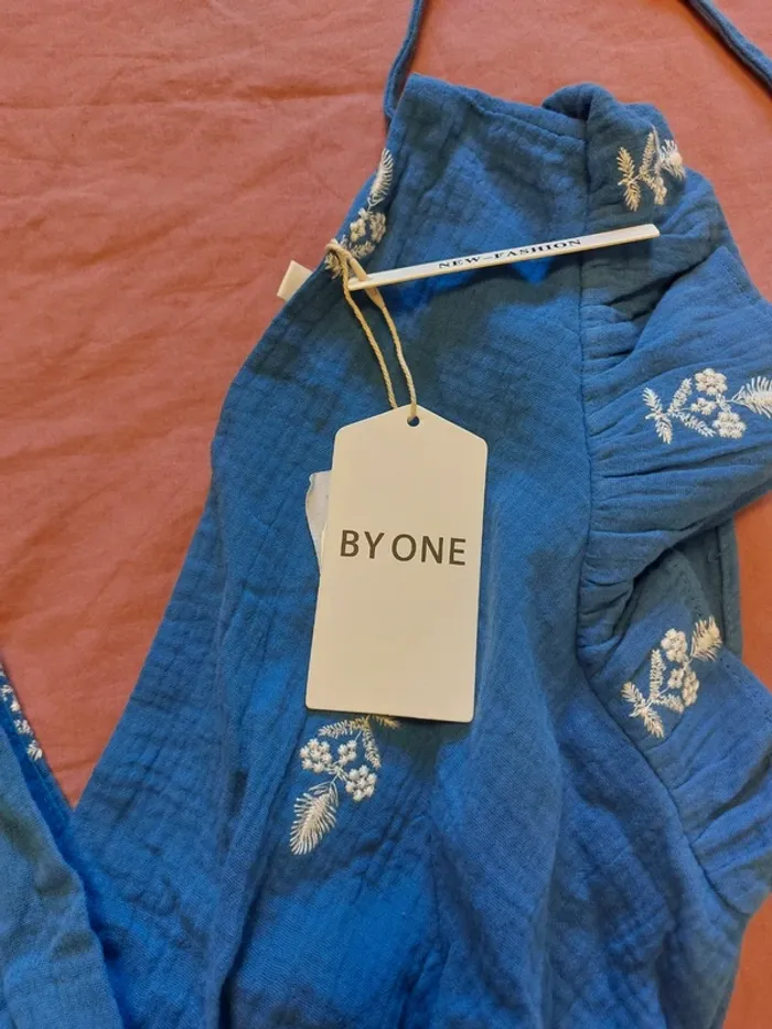 Robe bleu BY one femme taille L - photo numéro 2