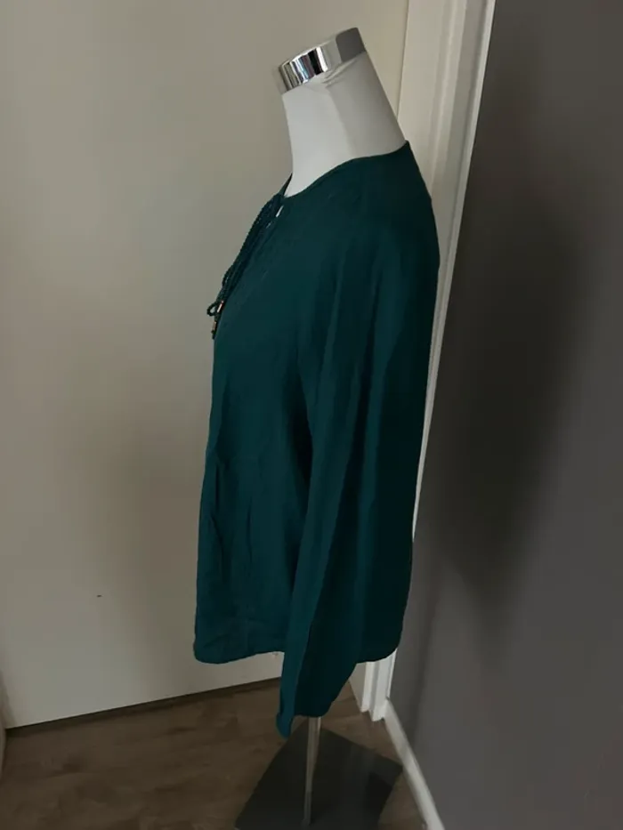 Edc by esprit blouse verte  femme, taille 38 - photo numéro 2