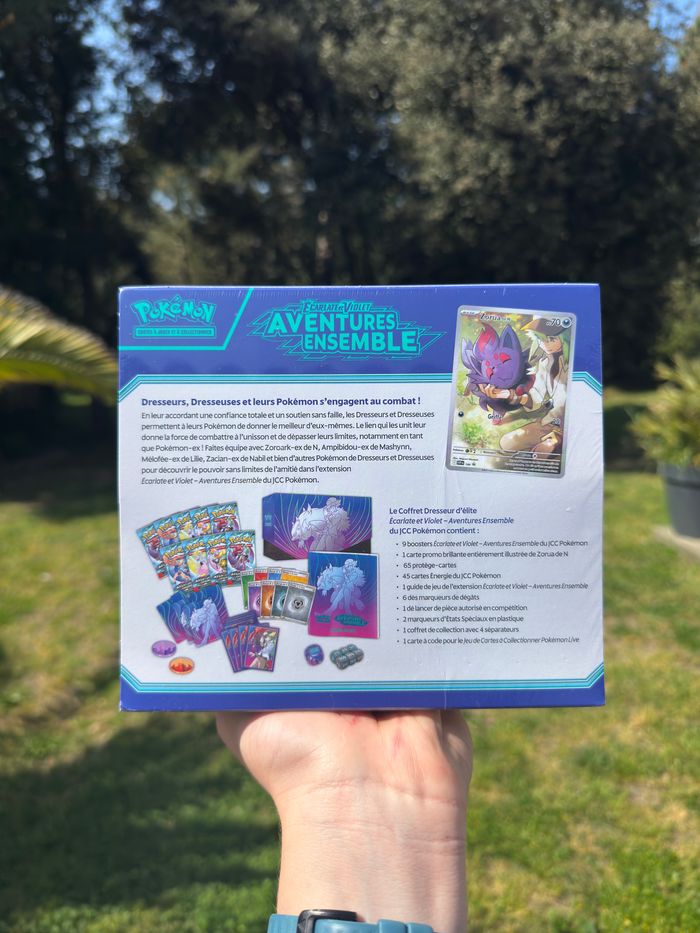 Etb élite trainer coffrets dresseur box boosters aventure ensemble ev9 Pokemon écarlate et violet Pokemon français - photo numéro 4