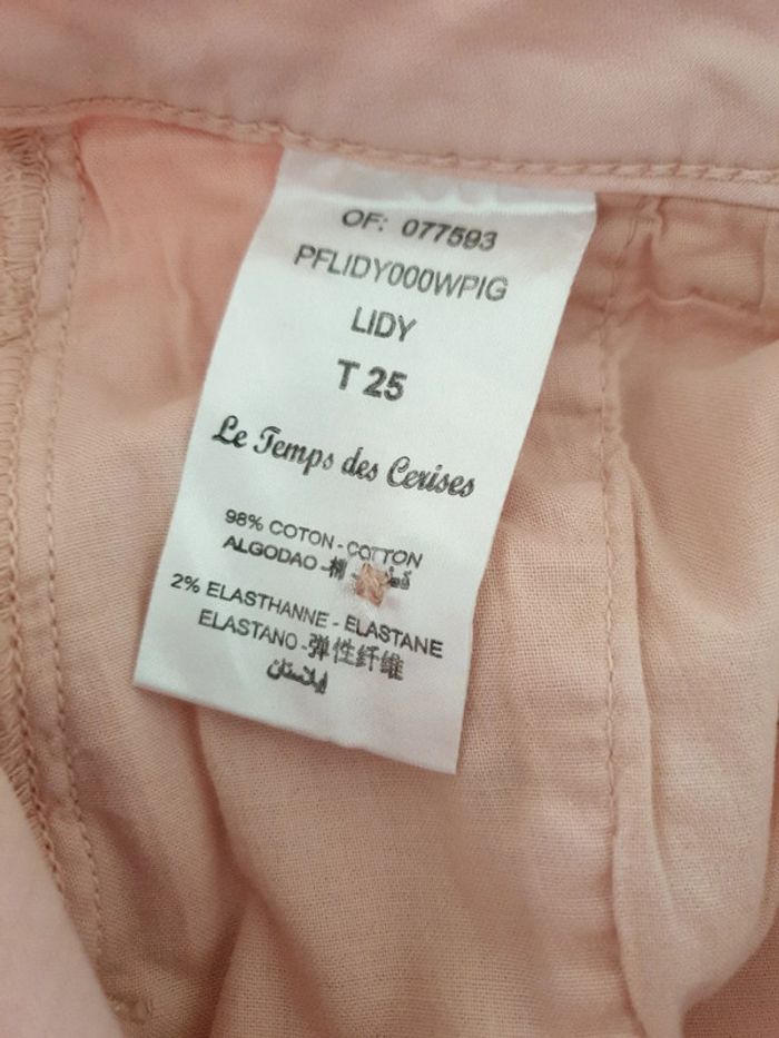 Pantalon pastel rose taille 25 - photo numéro 5