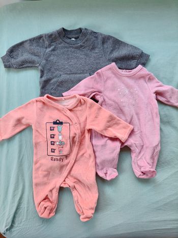 Lot pijama bébé fille hiver naissance