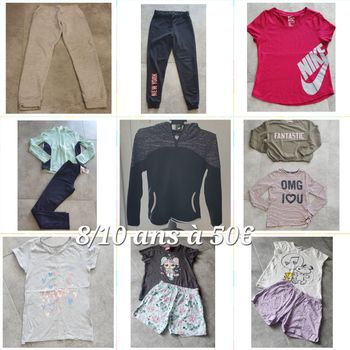 Lot de vêtements fille 8/10 ans