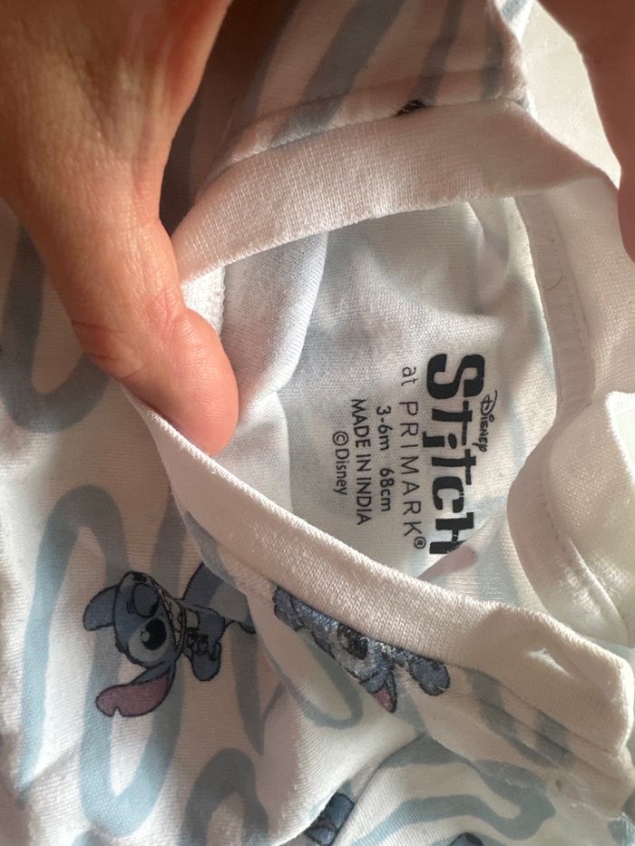 Pyjama stitch 3-6 mois - photo numéro 2