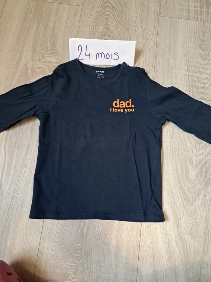 T-shirt manche longue 24 mois