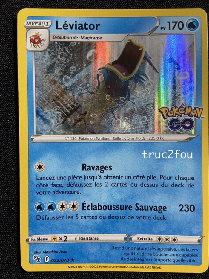 Lot 4 cartes Pokemon Holo Léviator Électhor Sulfura Nymphali /078 Pokémon neuf - photo numéro 2