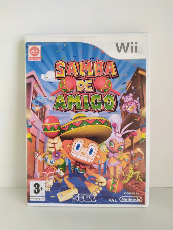 Lot 4 maracas + jeu Samba de Amigo SEGA Nintendo Wii officiel PAL - photo numéro 4