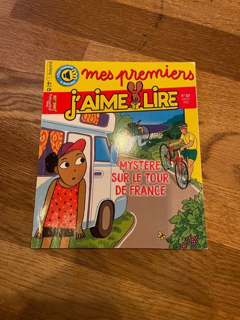 Livre Mes premiers J’aime lire Mystère sur le Tour de France