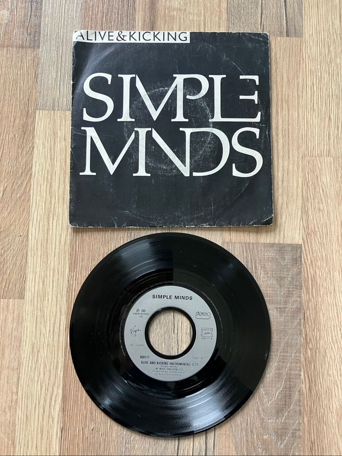 Vinyle 45 tours-Simple Minds-Alive & Kicking