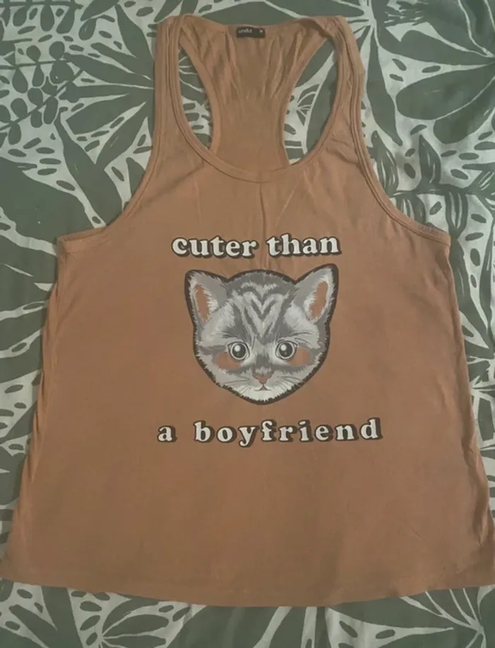 Débardeur imprimé chat Undiz – Taille M
