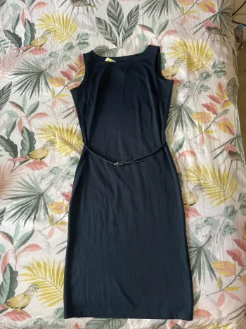Robe moulante bleu marine