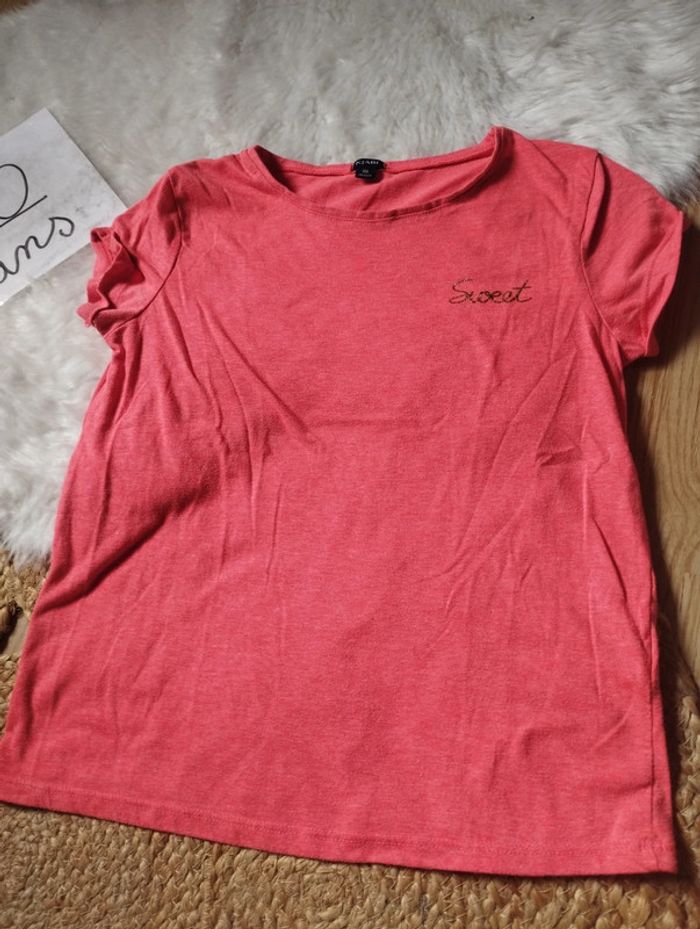 Lot 3 t-shirts 10ans bleu/Orange - photo numéro 4