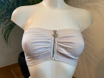 Bandeau brassière blanche