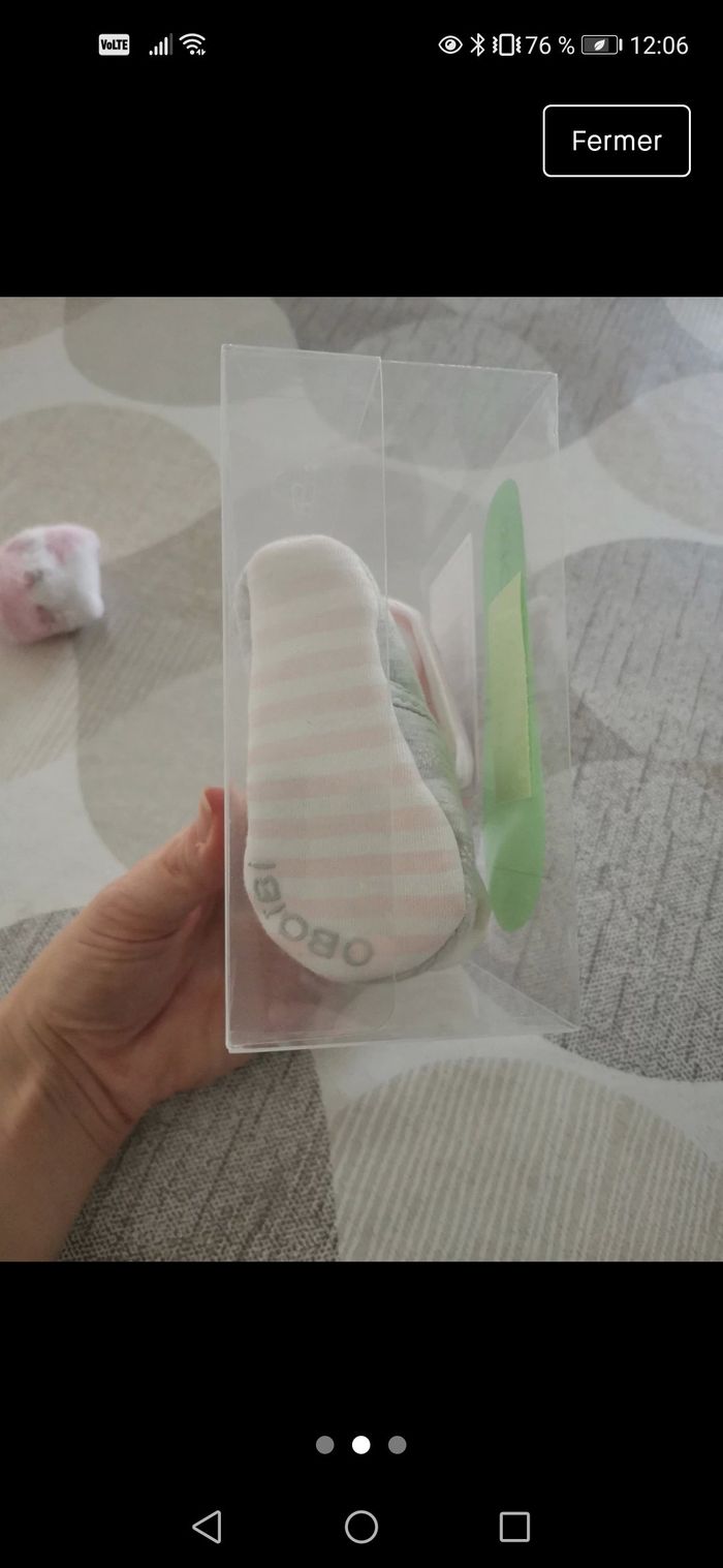 Chaussons 1/6 mois - photo numéro 2