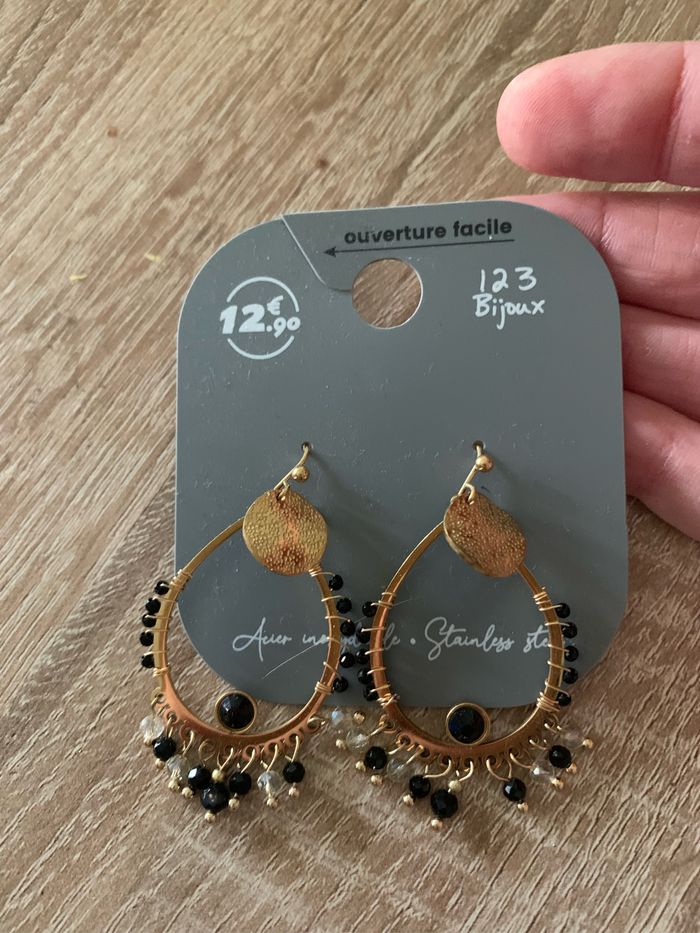 Boucles d’oreilles acier inoxydable