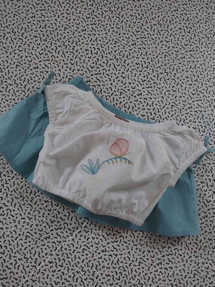 Ensemble 2 pièces bébé fille Boîte à Malices – 3 mois (60 cm) - photo numéro 2