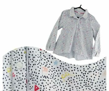 10 ans fille chemise tape a l oeil