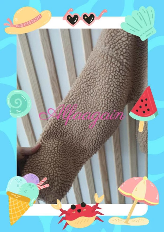 Pull teddy beige Kiabi 10ans - photo numéro 6