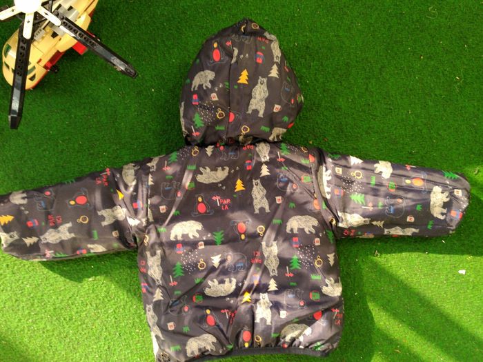 Blouson réversible bébé 6 mois - photo numéro 4