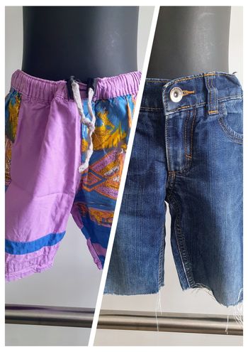 Lot x2 5 ans short Indigo