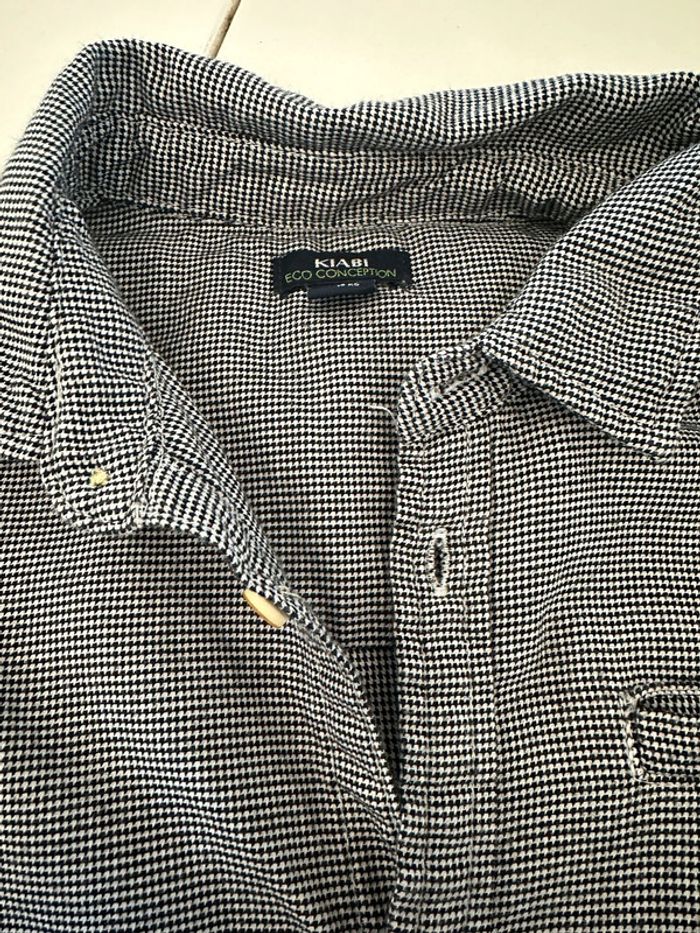 Chemise noire et blanche garçon - photo numéro 2