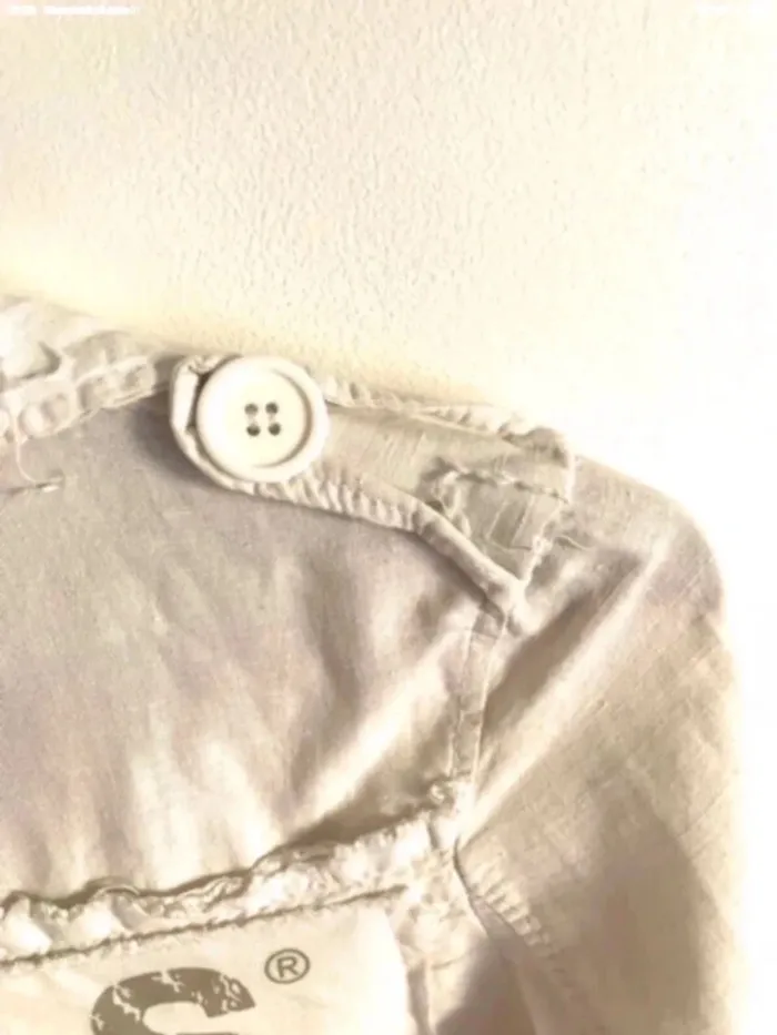 Veste en lin et coton blanche J&S Millenium taille 34/36 - photo numéro 13