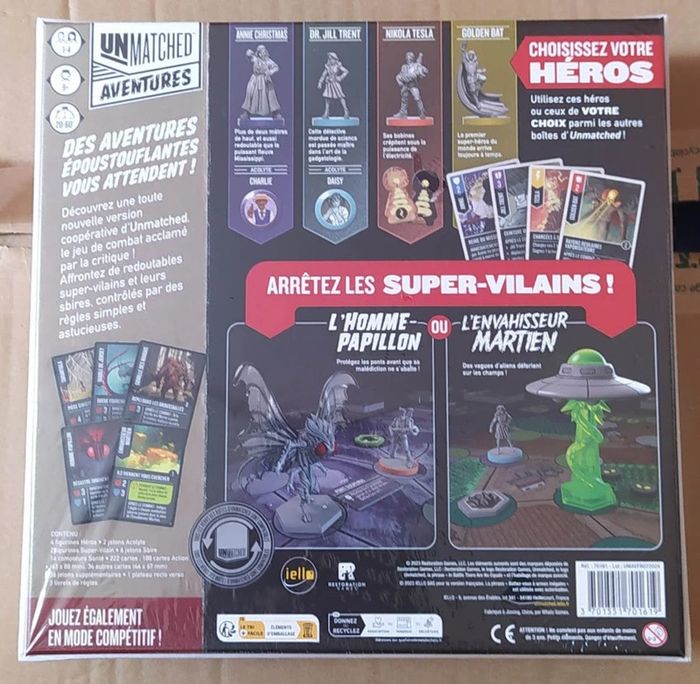 Unmatched Aventures - Chroniques Inouïes - Jeu de société sous emballage - Prix Ferme - photo numéro 2