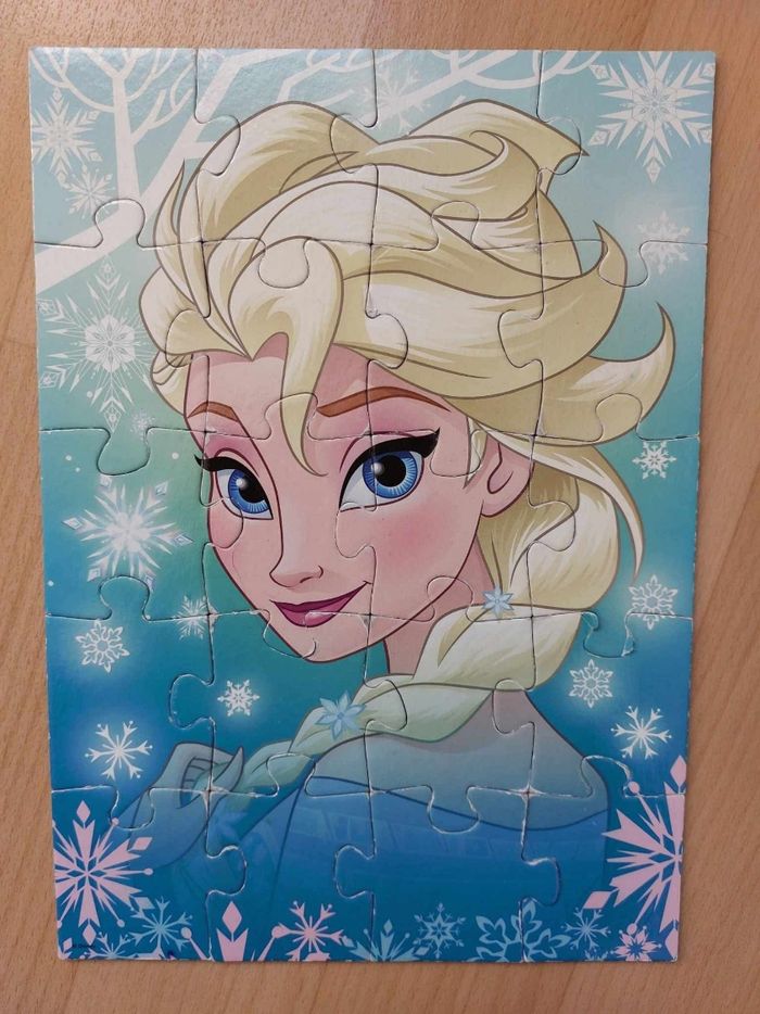 2 puzzles reine des neiges  3/4 ans - photo numéro 4