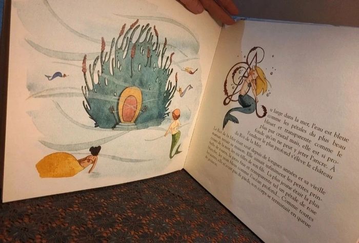 Livre la petite sirène avec cd - photo numéro 2