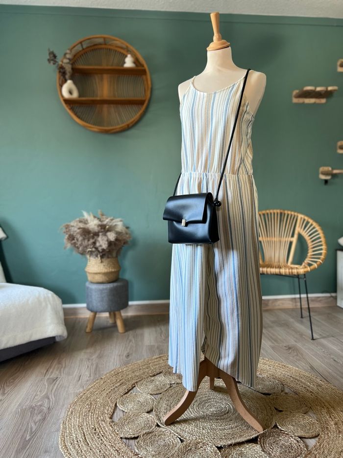 Combinaison 🩵💛🤍 rayée Creeks 16 ans - photo numéro 3